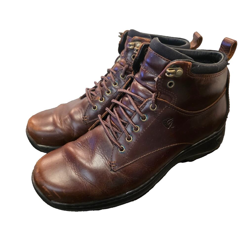 Red Wings 4601 Workwear Boots Men 9D Brown Leather Lace-Up Ankle Comfort Utility